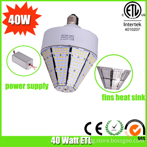Shenzhen Factory Price 40 Watt ETL for Indoor and Outdoor